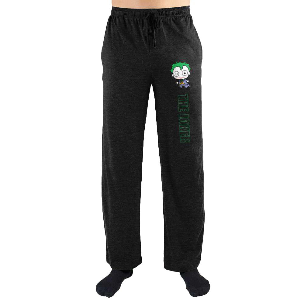 DC Comics The Joker Logo Print Mens Loungewear Lounge Pants - YuppyCollections