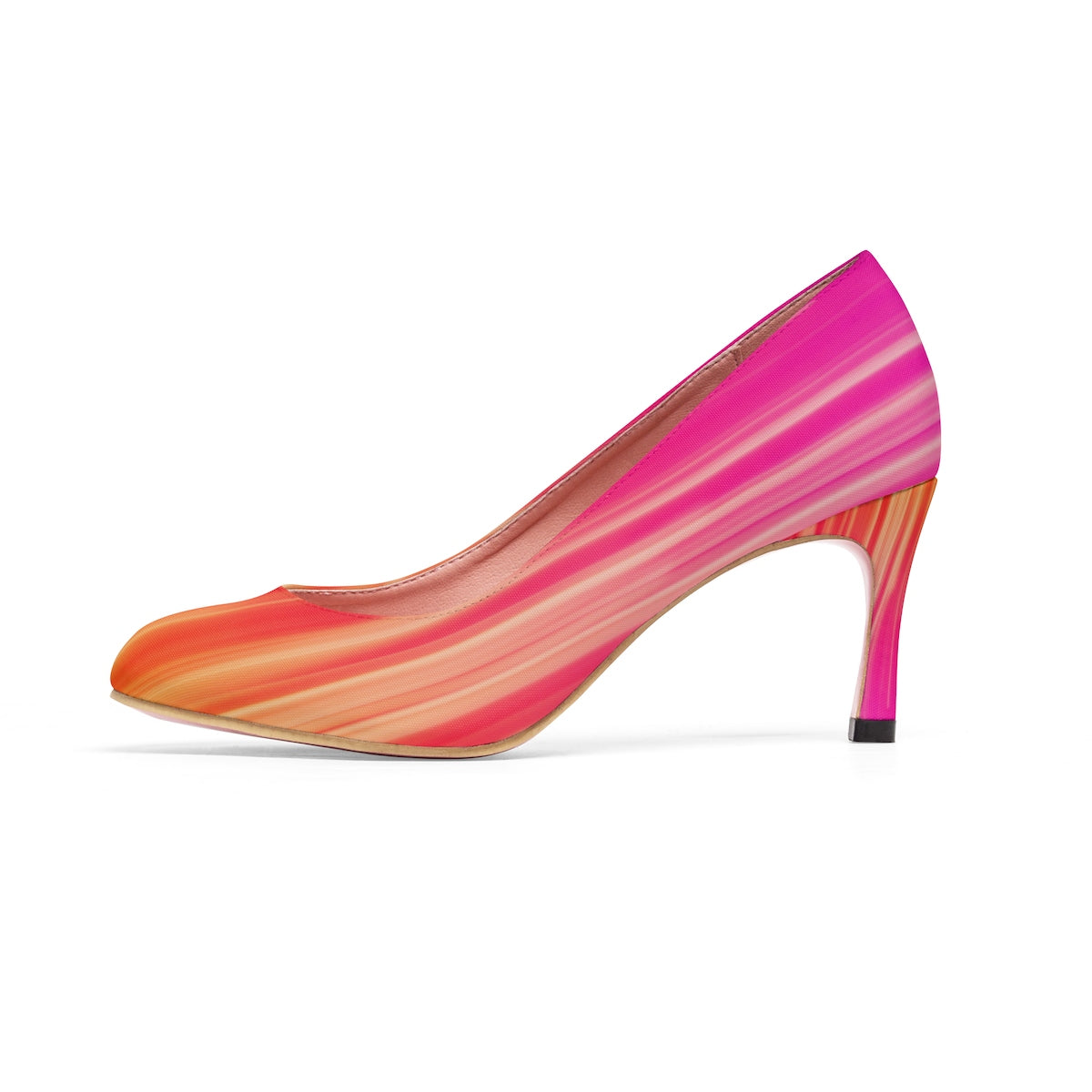 YE Two Toned Orange Berry Women's High Heels - YuppyCollections