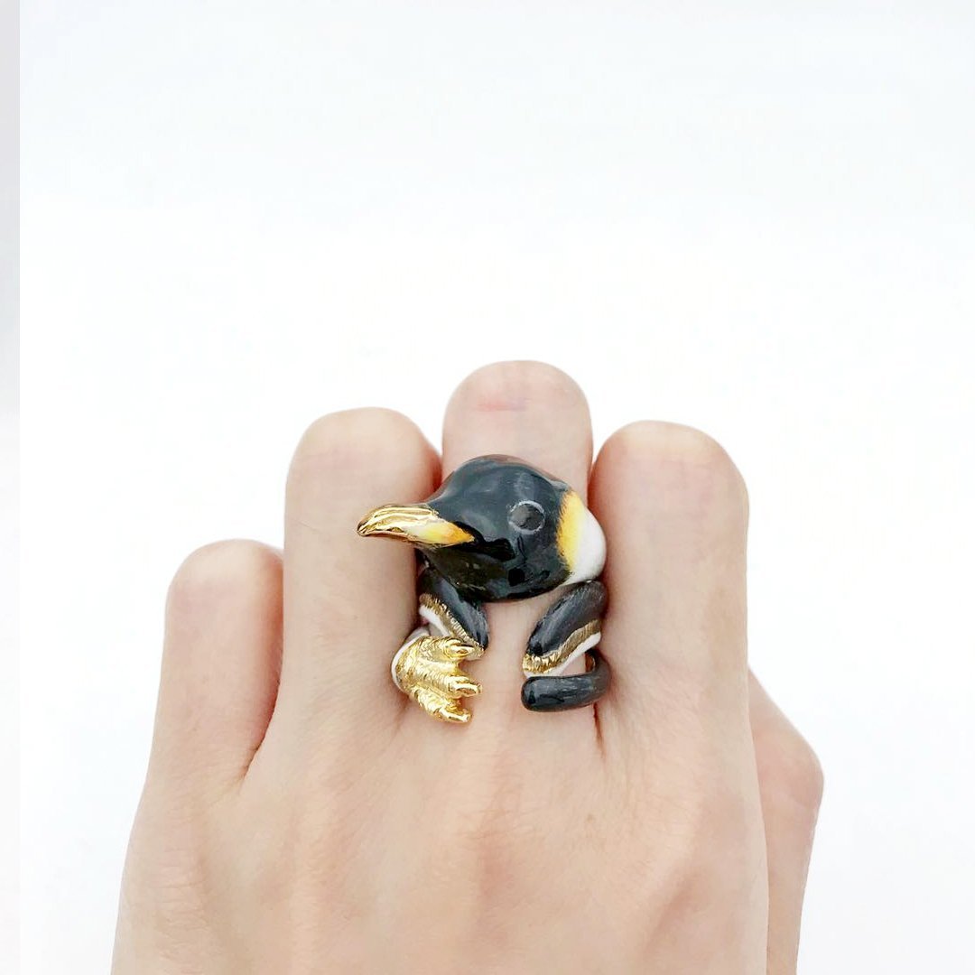 Mary Lou Penguin Ring - YuppyCollections