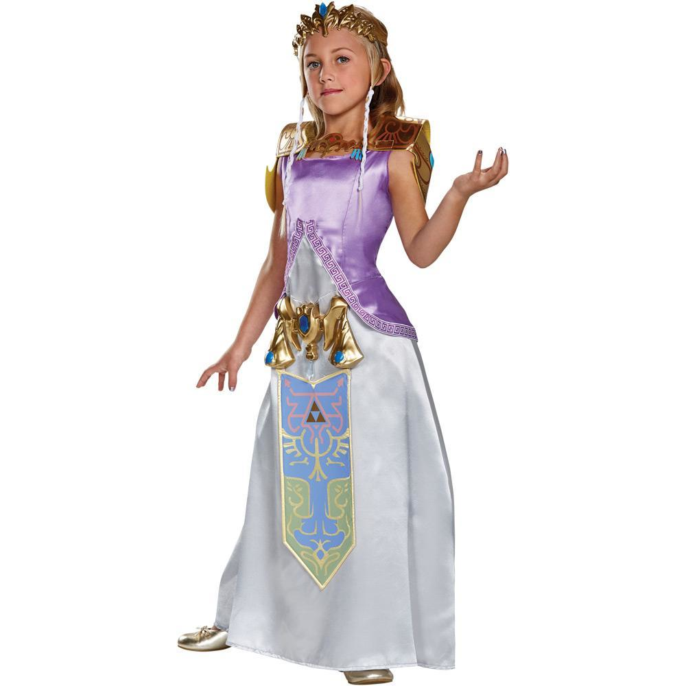 Zelda Deluxe Girls Costume 4-6 - YuppyCollections