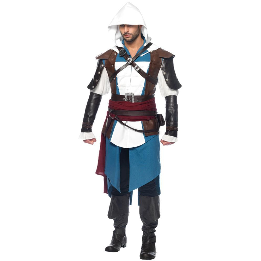 Assassins Creed Edward 9 Piece Adult Costume Small-Medium - YuppyCollections