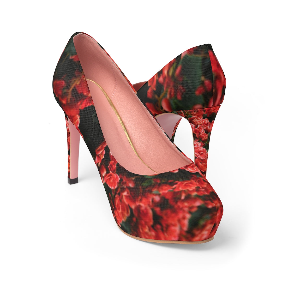 YE Floral Women's Platform Heels - YuppyCollections