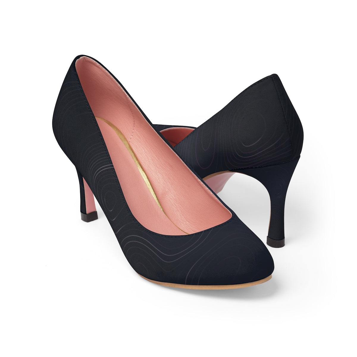 YE Midnight Black Women's High Heels - YuppyCollections