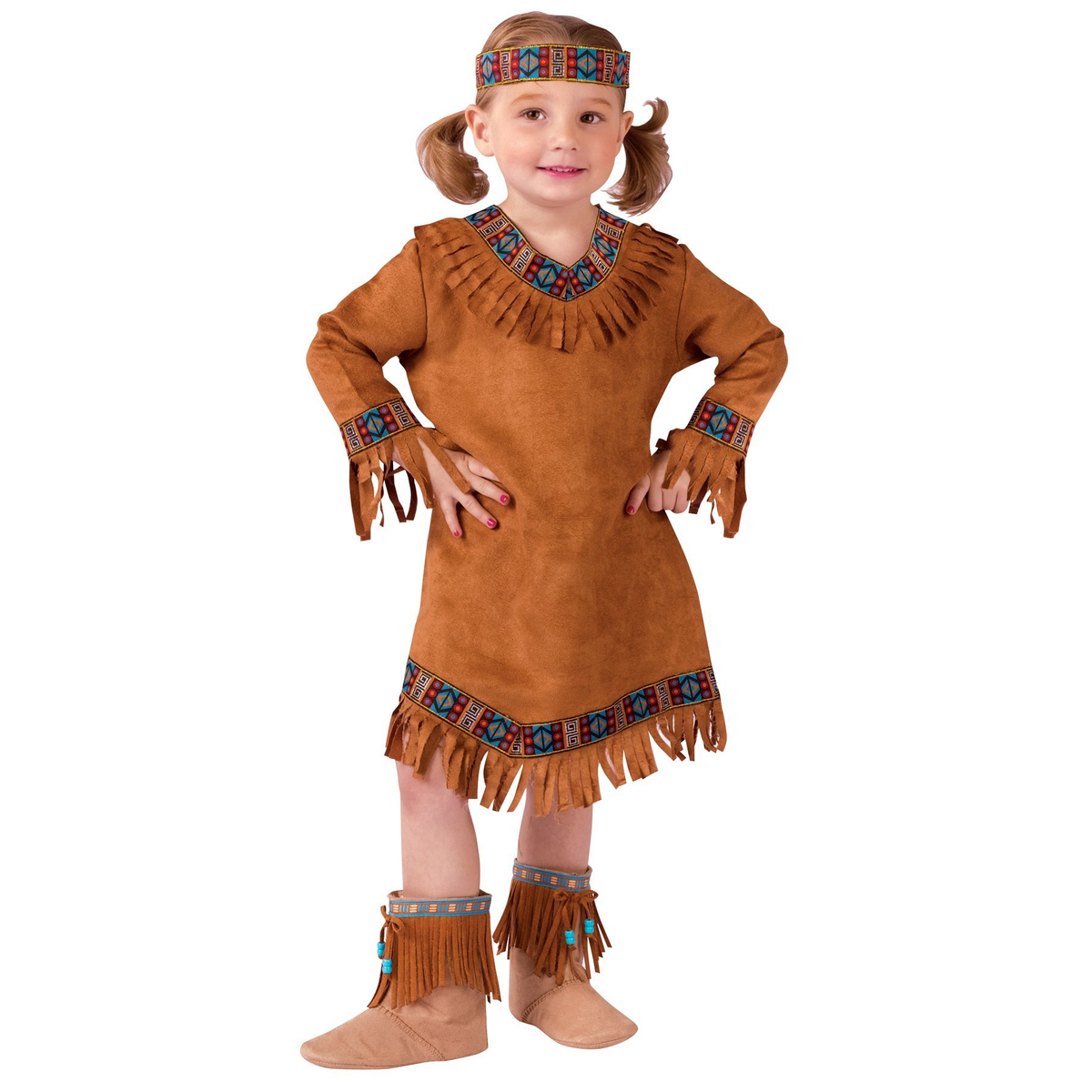 American Indian Girl Toddler Costume 3T-4T - YuppyCollections