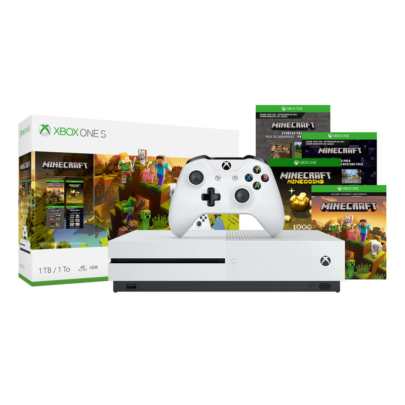 Microsoft Xbox One S 1TB Minecraft Creators Bundle, White, 234-00655Microsoft Xbox One S 1TB Minecraft Creators Bundle, White, 234-00655 - YuppyCollections