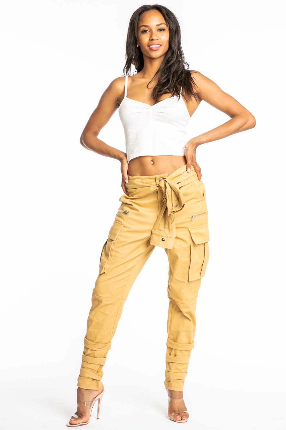 In a Knot Cargo Pants - YuppyCollections