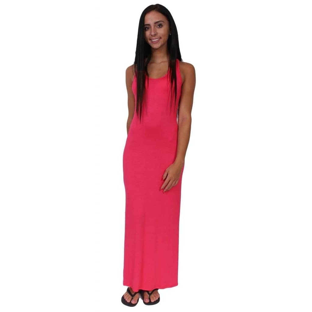 Women's Maxi Dress Tie Dye Long Sleeveless Tank - YuppyCollections