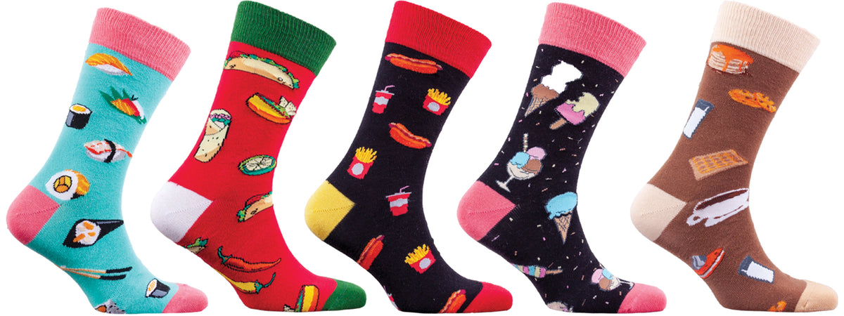 Faster Food Socks - YuppyCollections