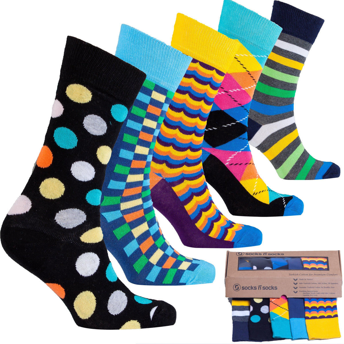 Chic Mix Set Socks - YuppyCollections