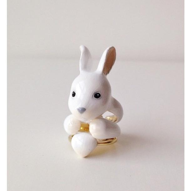 Mary Lou Rabbit Ring - YuppyCollections