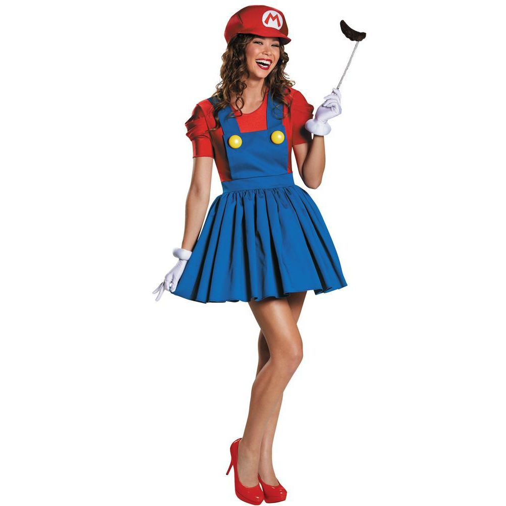 Mario Skirt Adult Costume Medium 8-10 - YuppyCollections