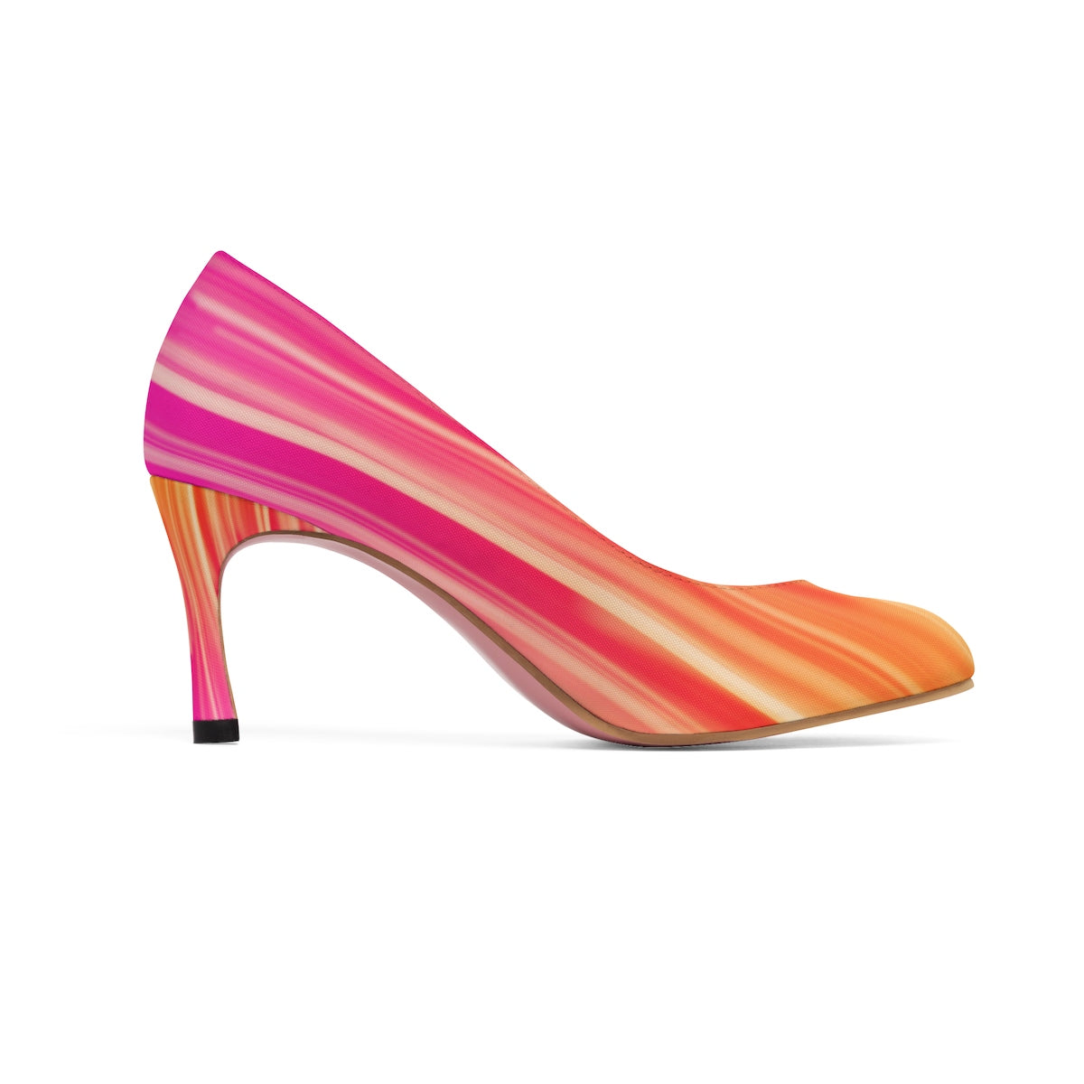 YE Two Toned Orange Berry Women's High Heels - YuppyCollections