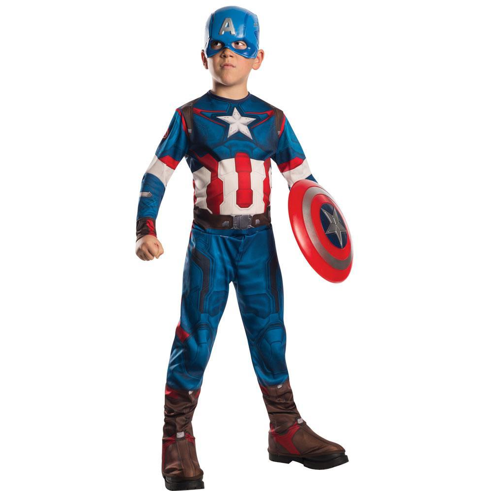 Captain America Boys Costume Large - YuppyCollections