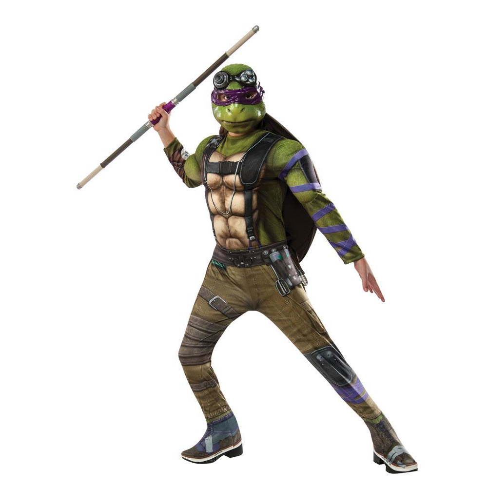 Teenage Mutant Ninja Turtles 2 Deluxe Donatello Boys Costume Large - YuppyCollections