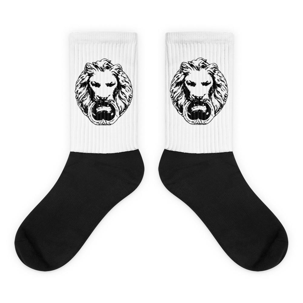 Black NFA Lion Top Foot Socks - YuppyCollections