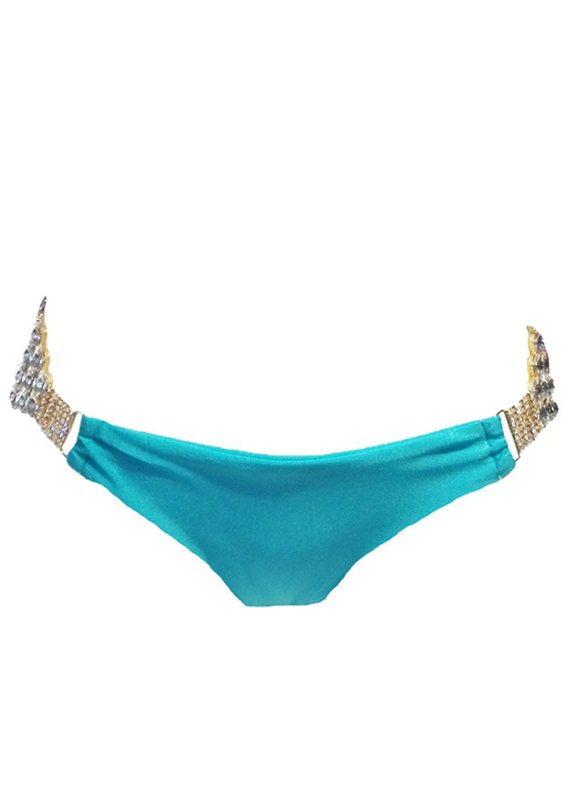 Gina Skimpy Bottom - Turquoise - YuppyCollections