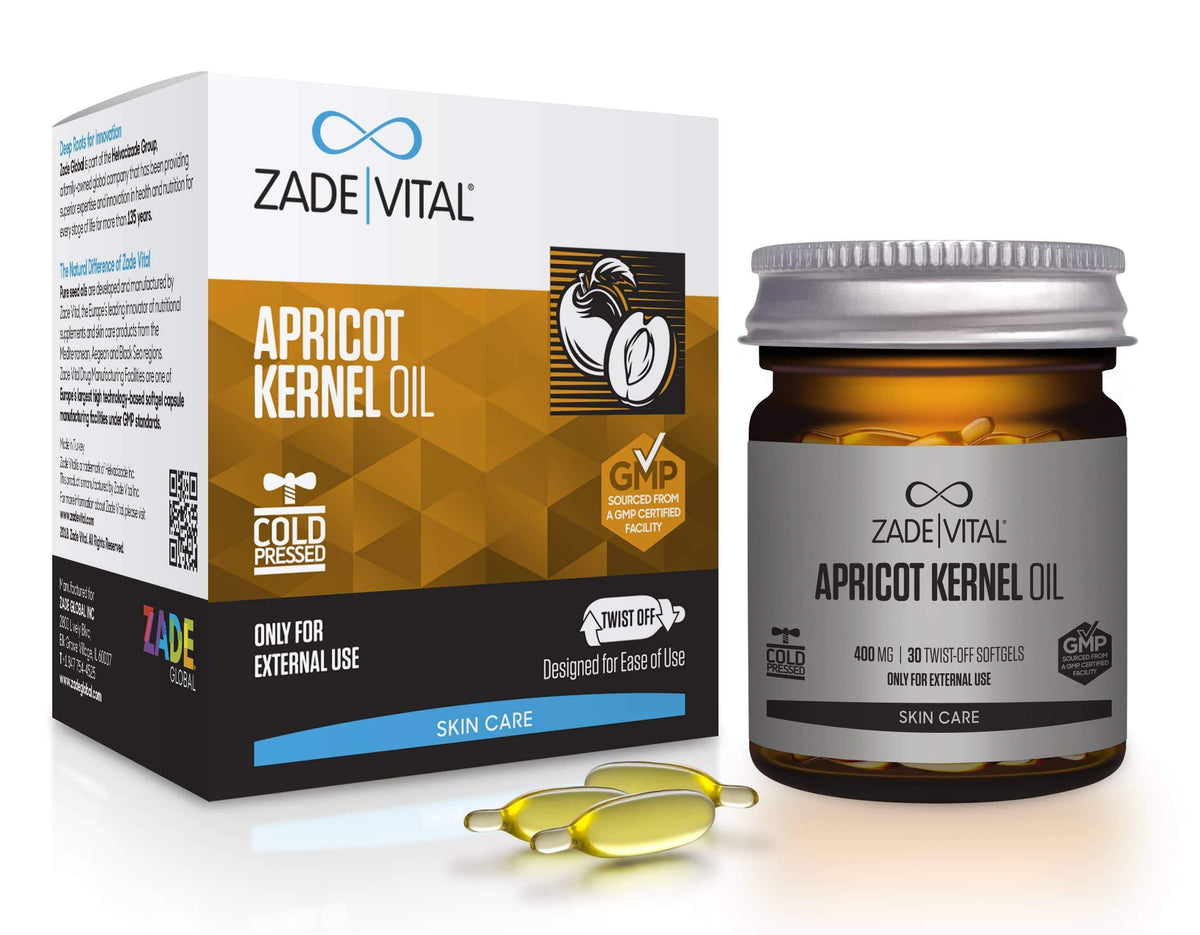 Apricot Kernel Oil - 30 Twist-Off Softgels - YuppyCollections