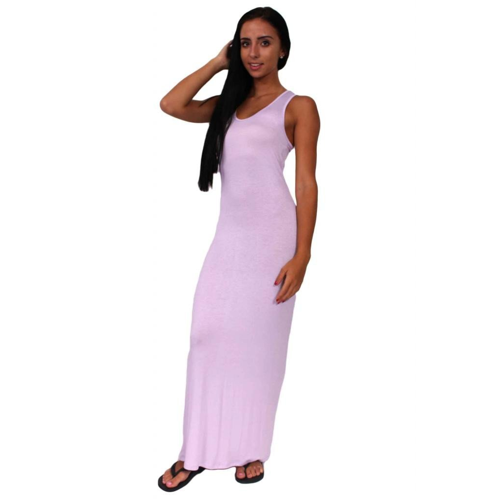 Women's Maxi Dress Tie Dye Long Sleeveless Tank - YuppyCollections