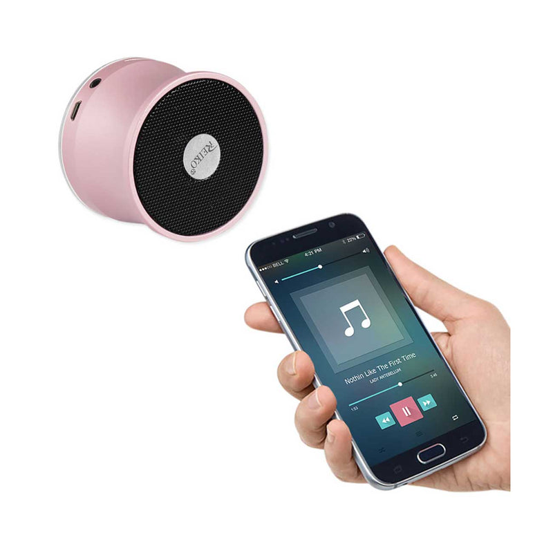 UNIVERSAL MINI BLUETOOTH SPEAKER ROSE GOLD - YuppyCollections