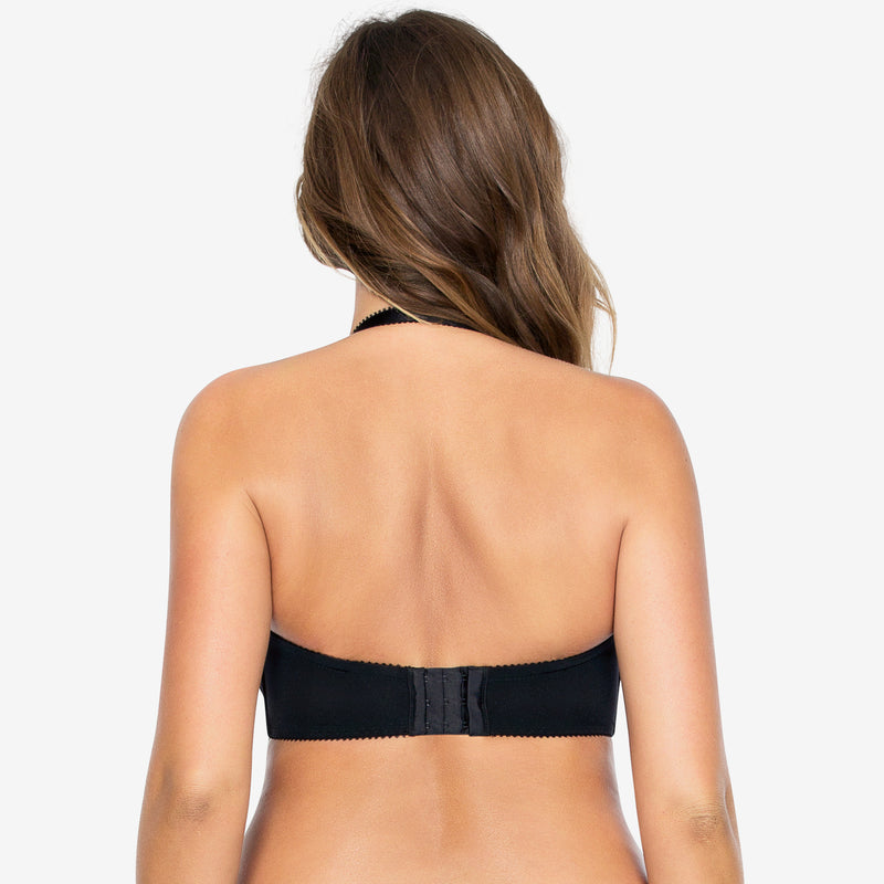 Parfait Elissa Contour Underwire Bra (Strapless) in Black - YuppyCollections