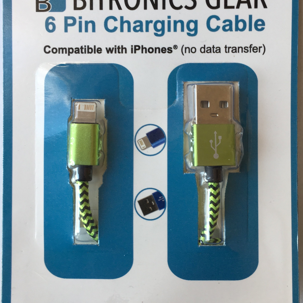 BiTronics Gear iphone Charging Cord - YuppyCollections