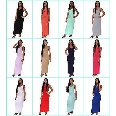 Sleeveless Maxi Dress - YuppyCollections