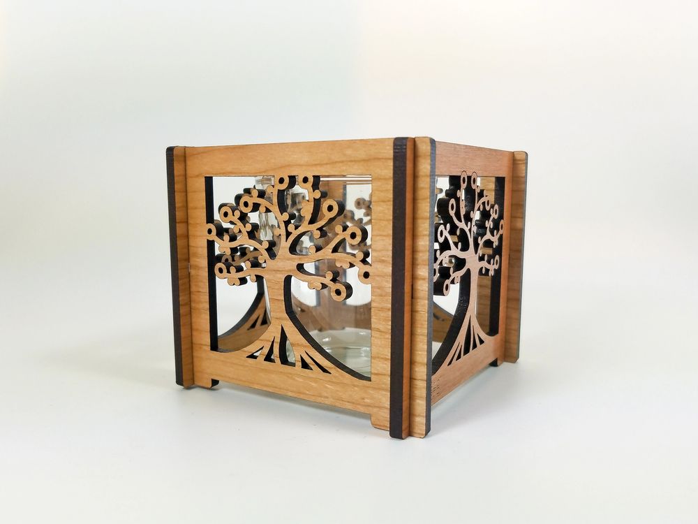 Tree of Life Hurricane Votive Holder - YuppyCollections