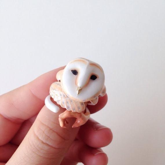 Mary Lou Owl Ring - YuppyCollections