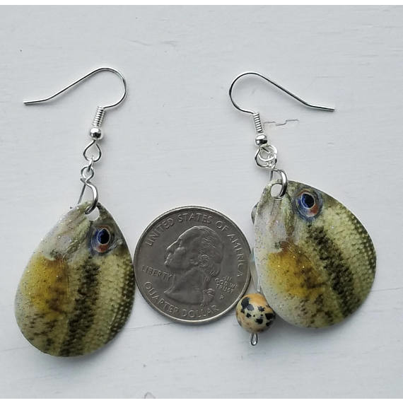 Largemouth Bass Colorado Blade Earrings - YuppyCollections