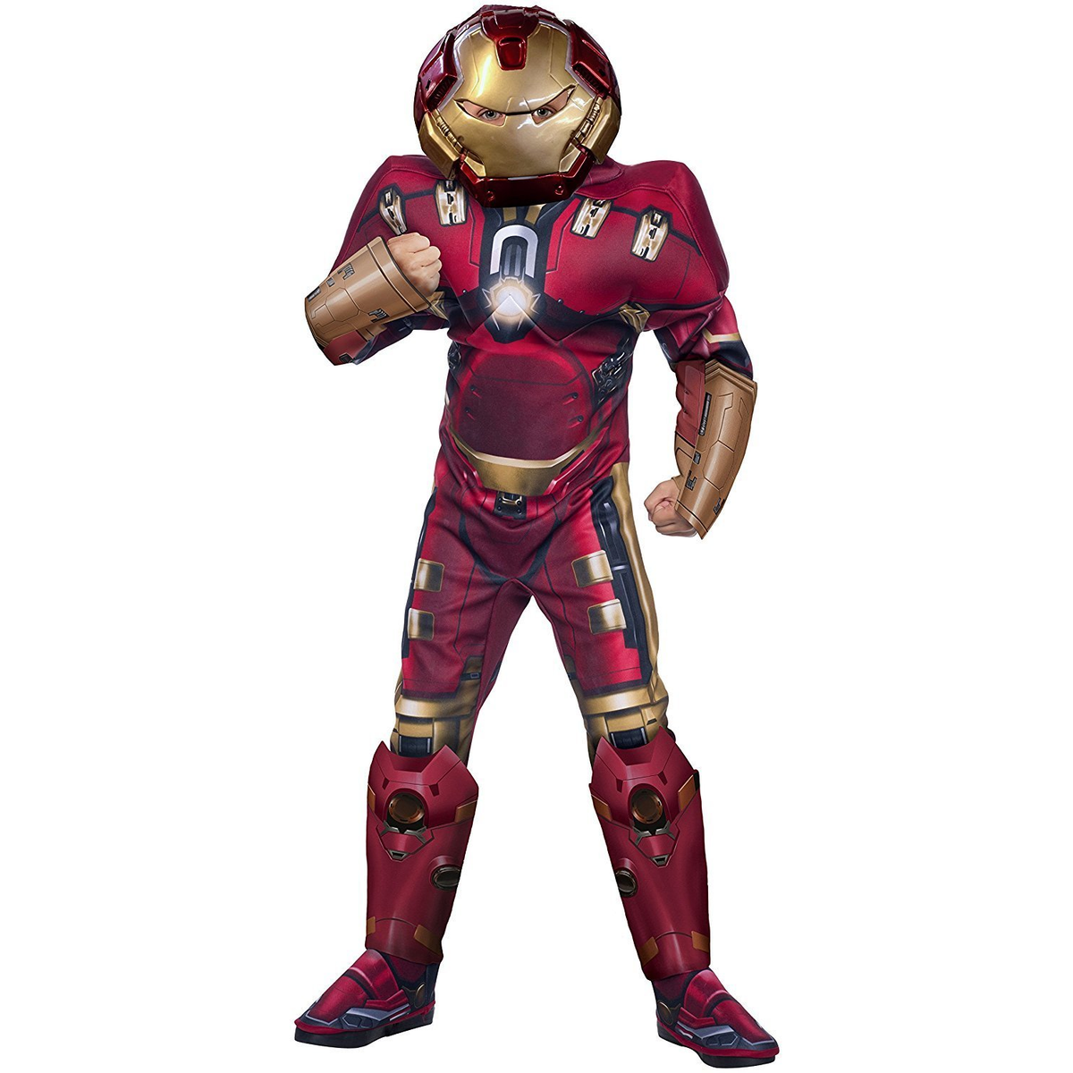 Avengers 2 Age of Ultron Kids's Deluxe Hulk Buster Iron Man Costume Small 3-4 - YuppyCollections