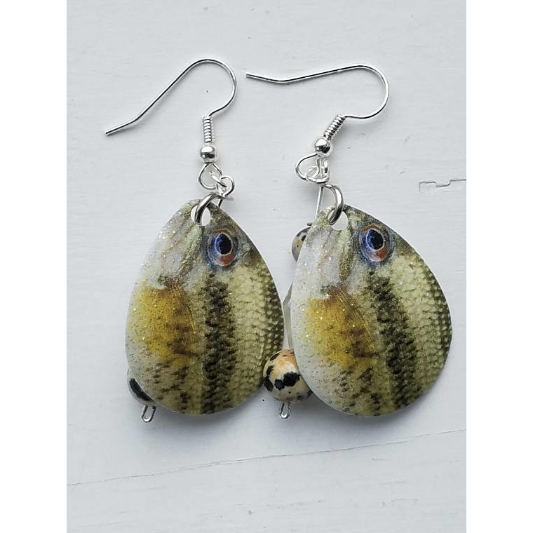 Largemouth Bass Colorado Blade Earrings - YuppyCollections