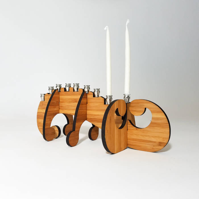 Swirl Menorah - YuppyCollections