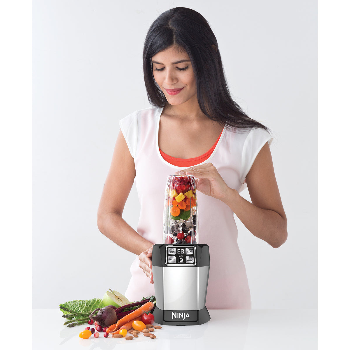 Nutri Ninja Nutrient Extraction Single Serve Blender with Auto IQ (BL480)Nutri Ninja Nutrient Extraction Single Serve Blender with Auto IQ (BL480) - YuppyCollections