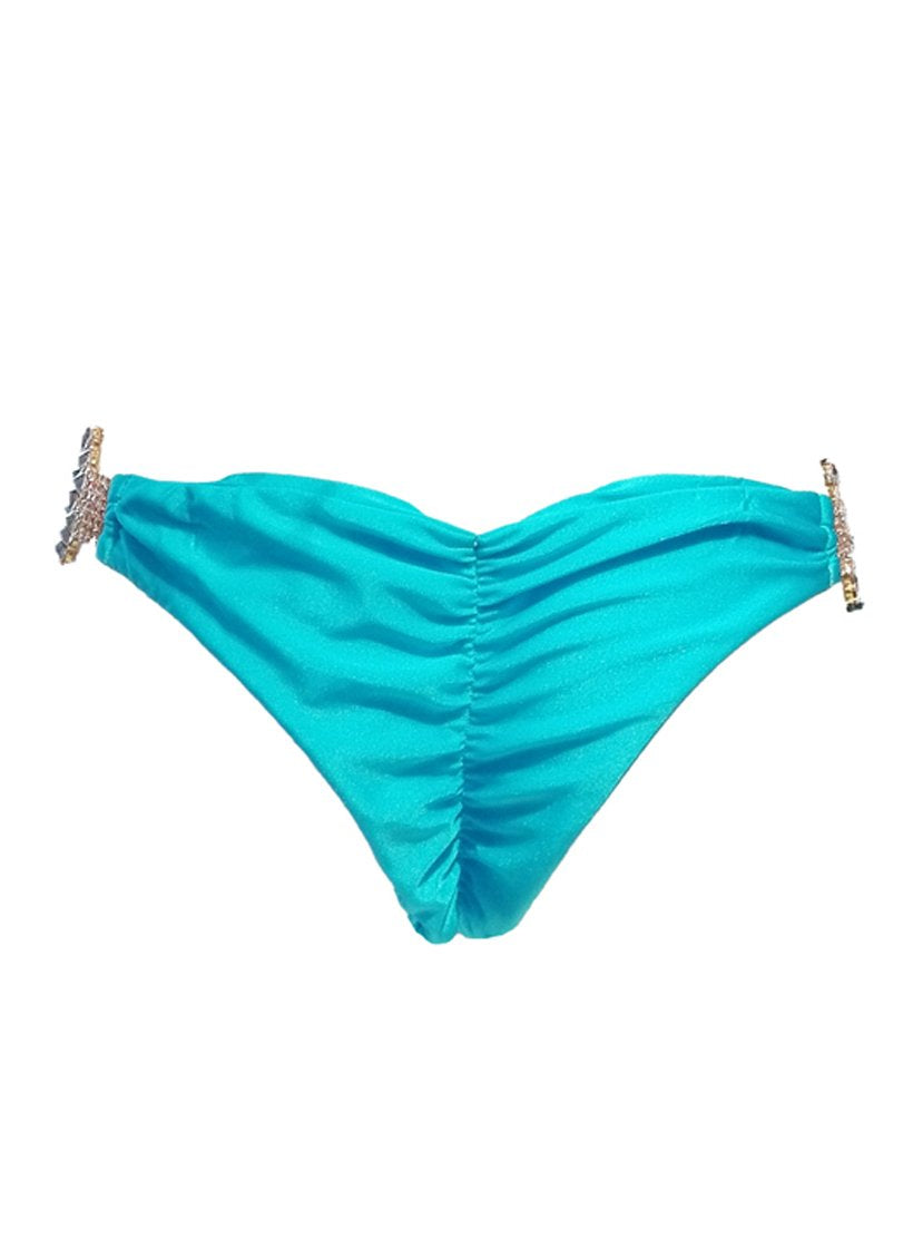 Gina Skimpy Bottom - Turquoise - YuppyCollections