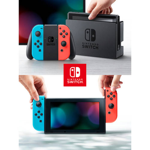 Nintendo Switch Console with Neon Blue & Red Joy-Con, HACSKABAANintendo Switch Console with Neon Blue & Red Joy-Con, HACSKABAA - YuppyCollections