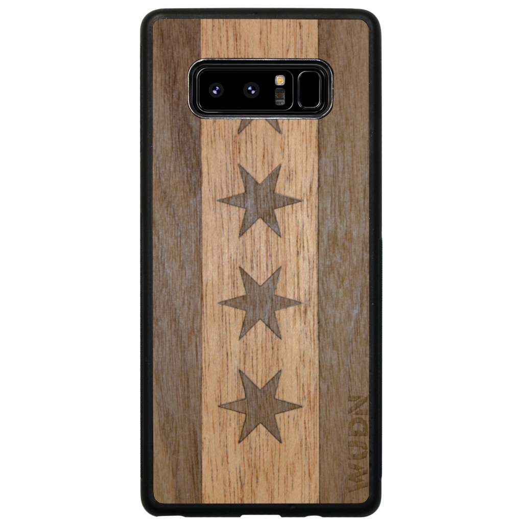 Slim Wooden Phone Case | Chicago Traveler - YuppyCollections