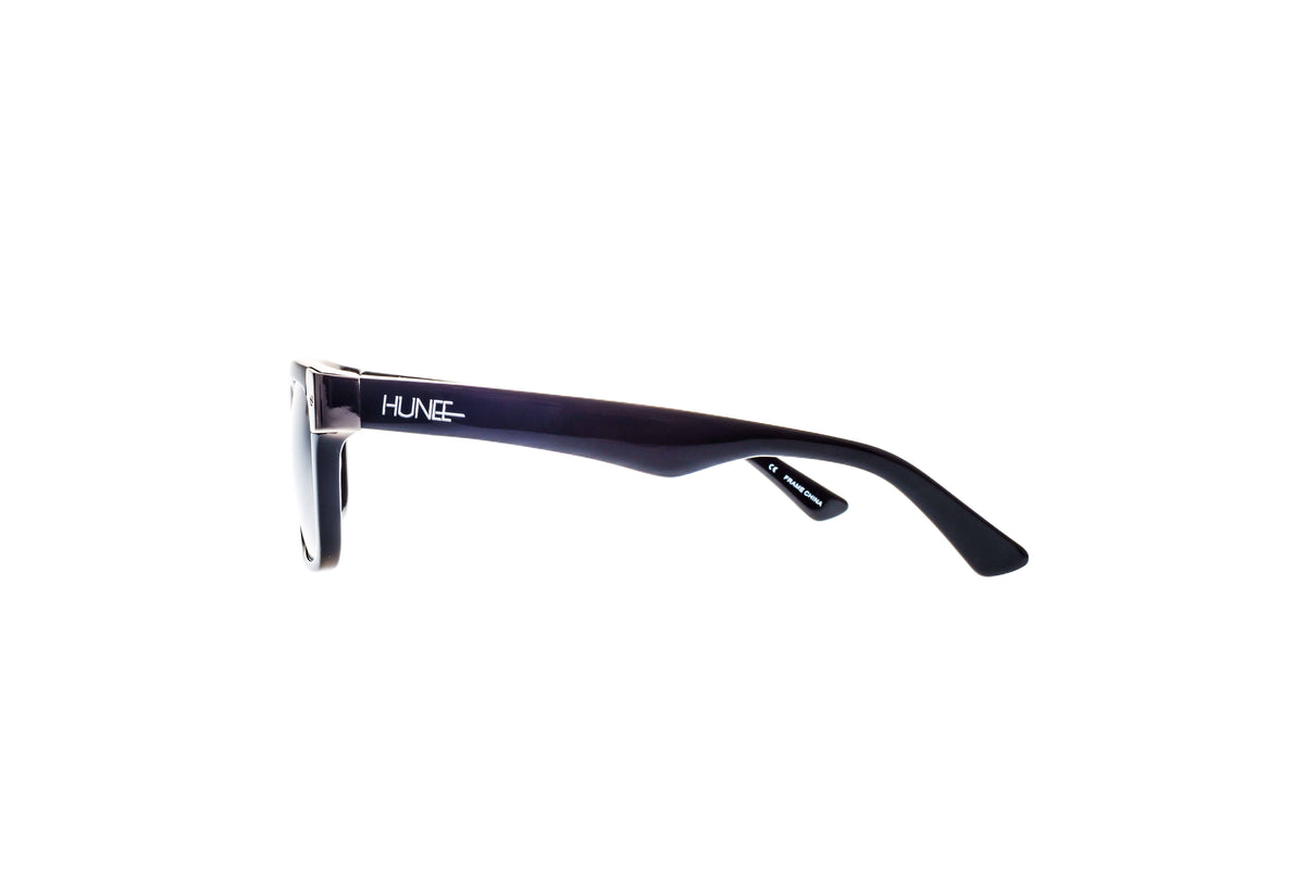 Shiny Black with Gun Metal Wayfarers - YuppyCollections