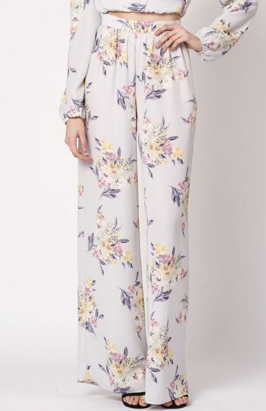 High Waist Floral Pants - YuppyCollections