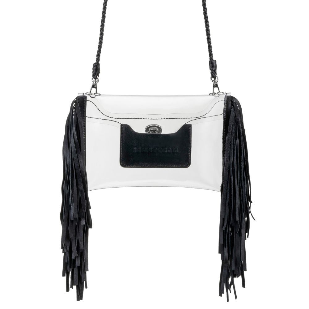 CLEAR FRINGE CROSSBODY - YuppyCollections