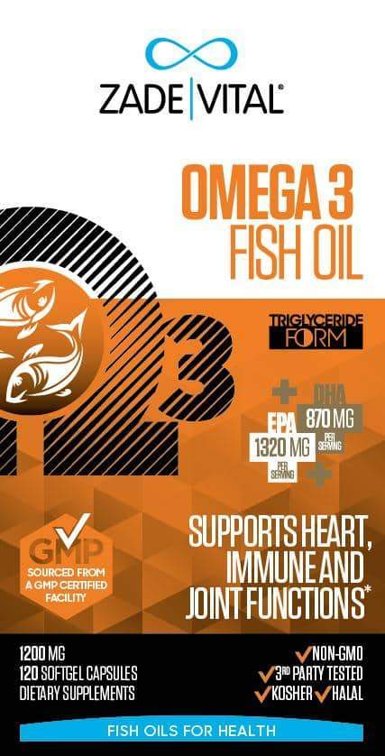 Ultra EPA DHA Omega-3 Fish Oil, 120 Softgels - YuppyCollections