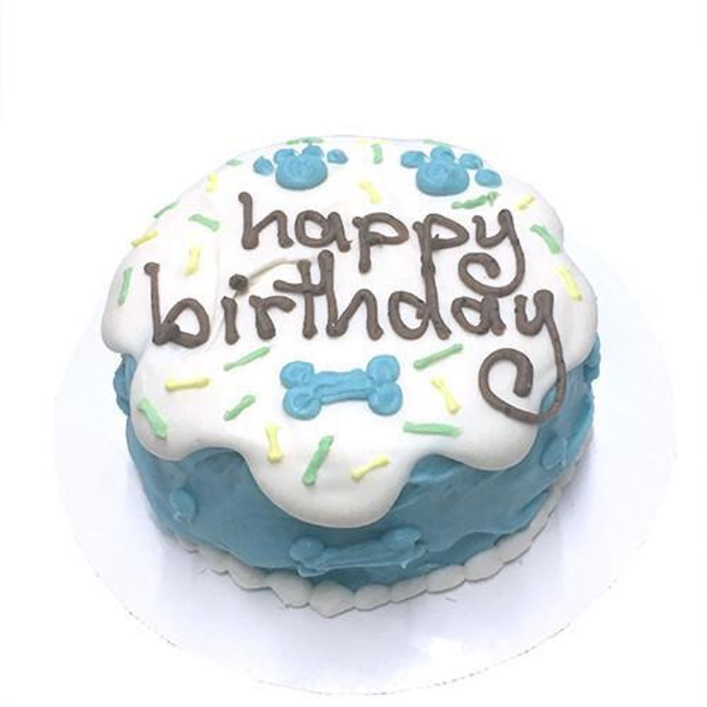 Blue Sprinkles Cake (Personalized) (Perishable) - YuppyCollections