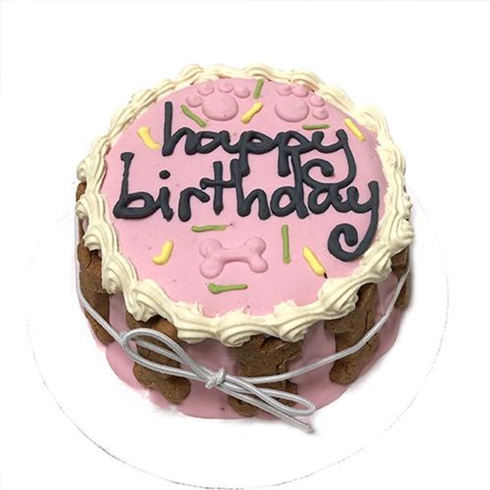 Pink Birthday Cake (Shelf Stable) - YuppyCollections