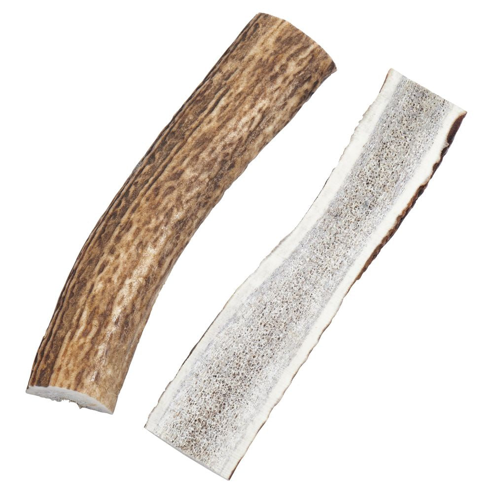 “Split” Grade A Whole Elk Antler Dog Chews - YuppyCollections