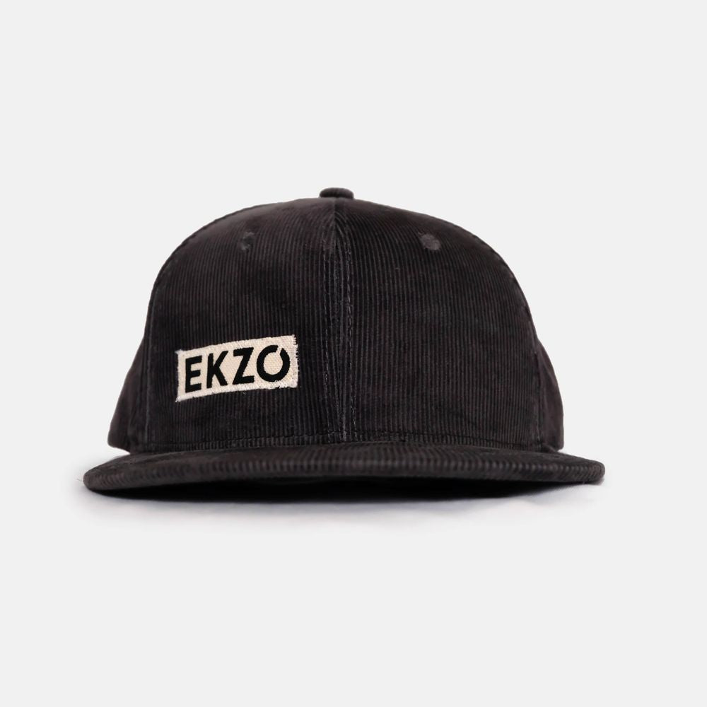 Full Corduroy Hat - Black - YuppyCollections