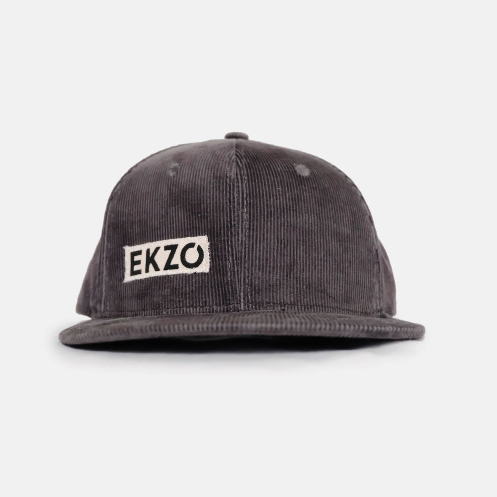 Full Corduroy Hat - Charcoal - YuppyCollections