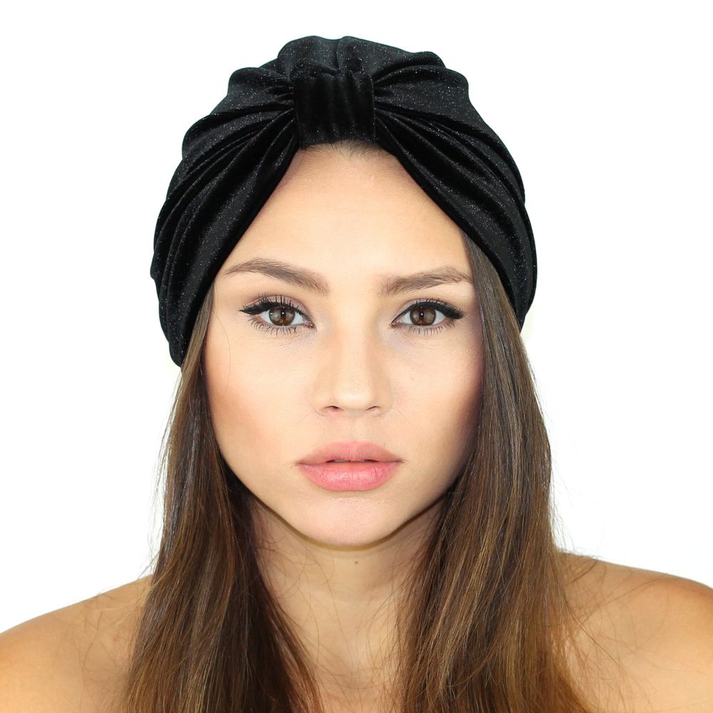 Stretch Velvet Turban - YuppyCollections