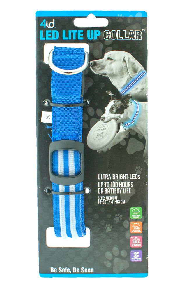 LED Dog Collar Blue - YuppyCollections