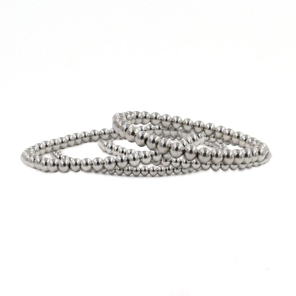 Stainless Steel Beaded Bracelets - YuppyCollections