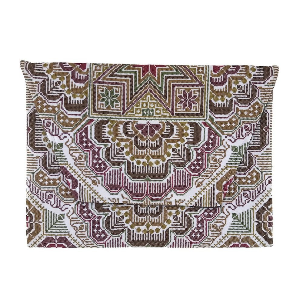 Needlepoint Hmong Clutch - YuppyCollections