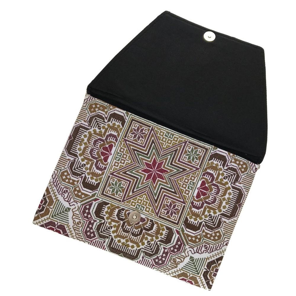 Needlepoint Hmong Clutch - YuppyCollections